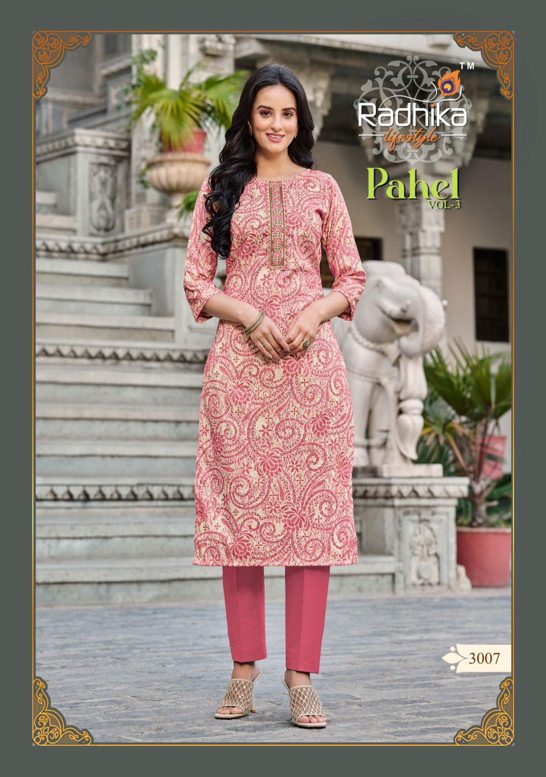Radhika Pahel Vol 3 Long Designer Kurtis Catalog